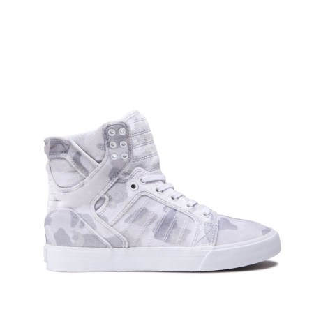 Supra Skytop - Γυναικεια Sneakers Ψηλα - Ασπρα (GR0142)
